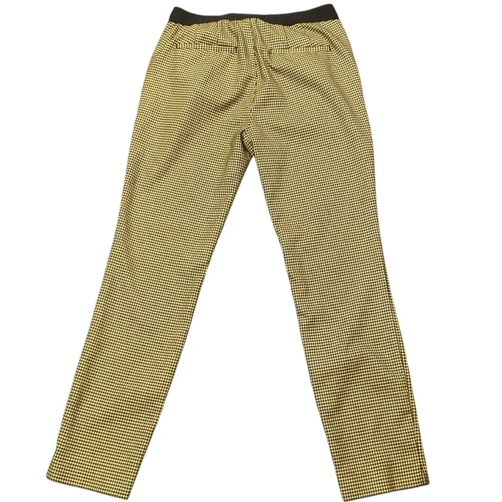 Zara Houndstooth Slim Leg Knit Pants Size‎ Small Career Office